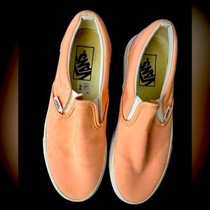 Vans Peach Slip-On Shoes